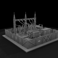 Fenced Electrical Substation Compound — thumbnail 4
