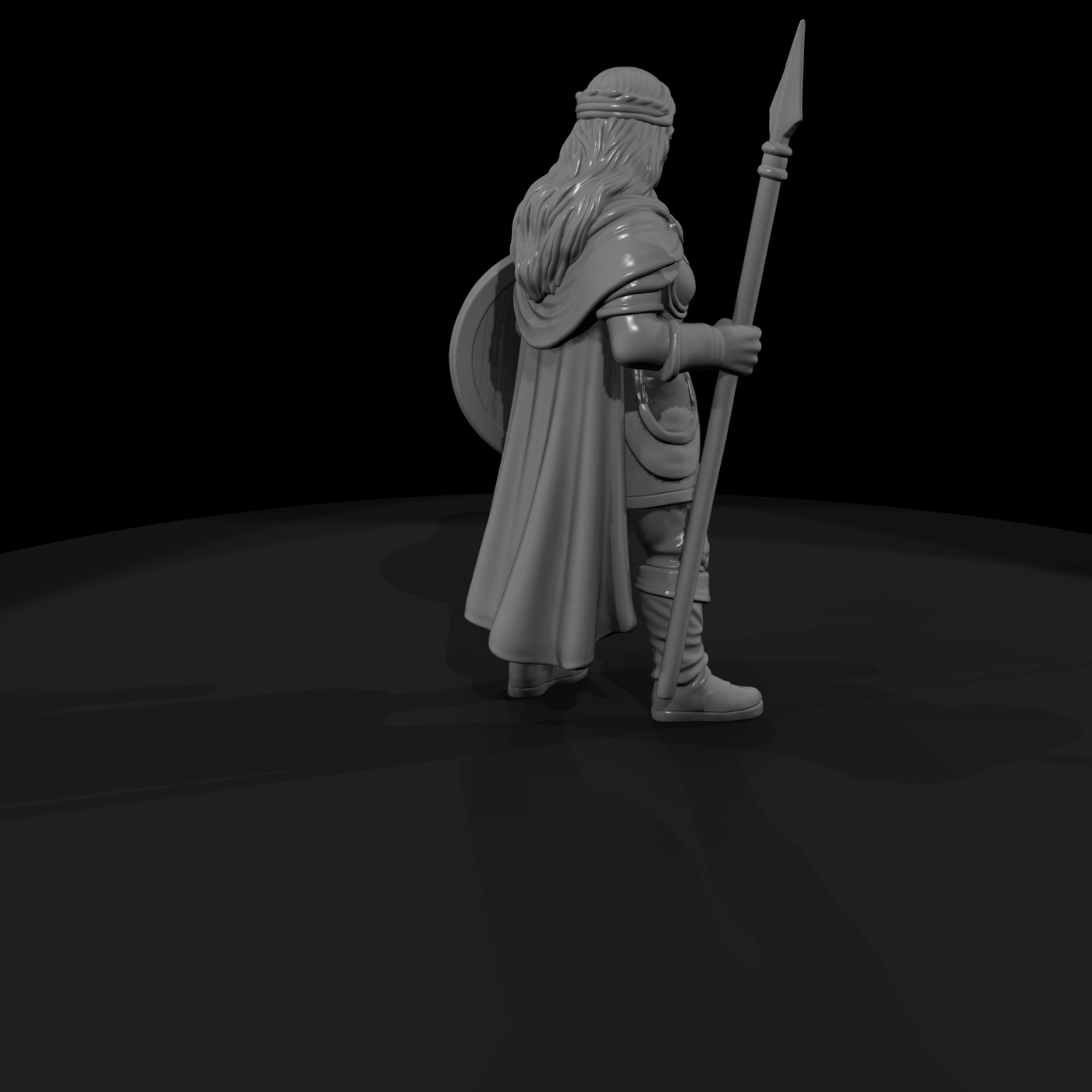 Myth 0320 Mythology Valkyrie Shield Bearer Miniatu