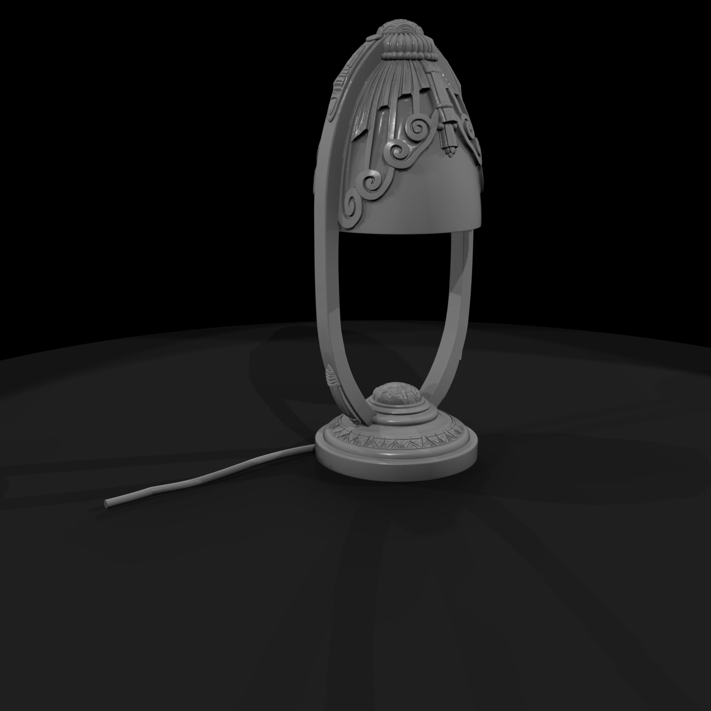 Art Deco Ornate Table Lamp — & Model Railways
