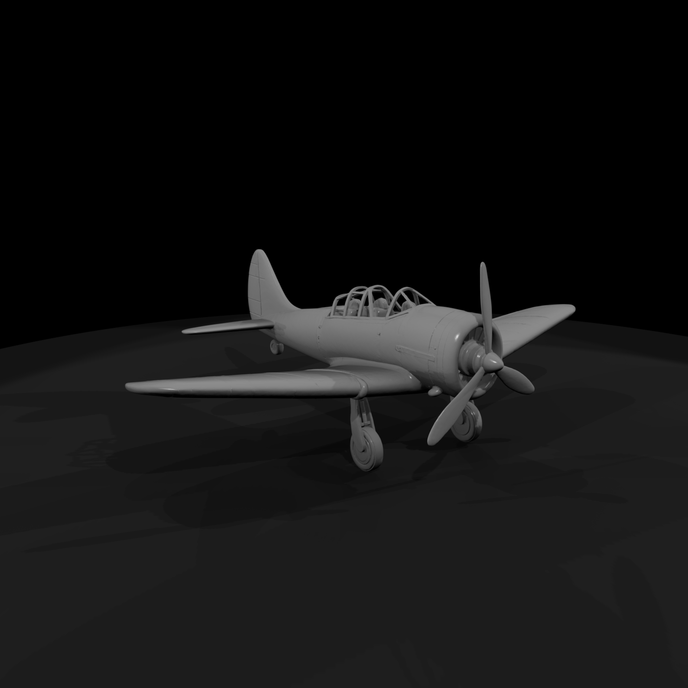 WWII Fighter Plane — Accent