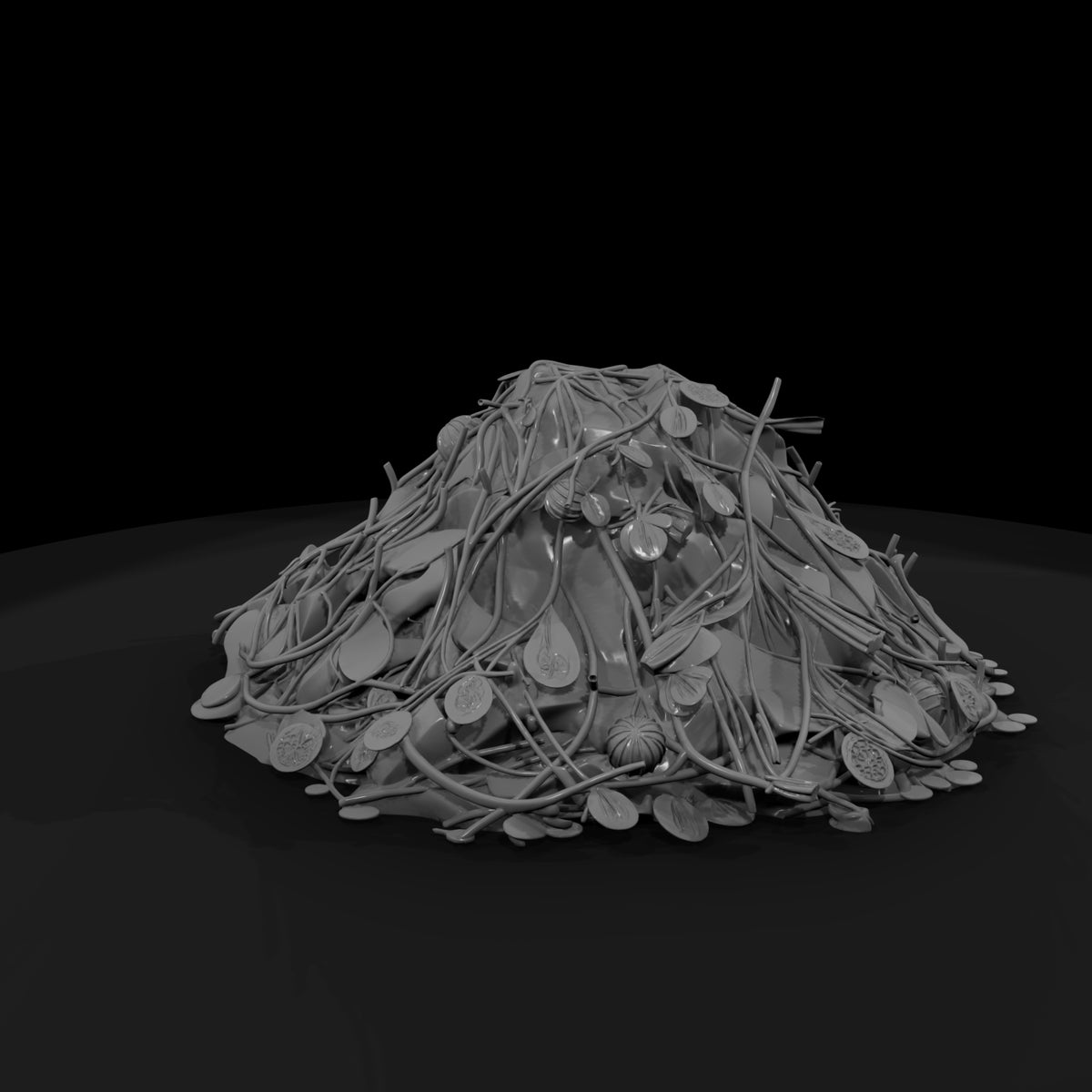 mixed-foliage-debris-pile-diorama-base-156805