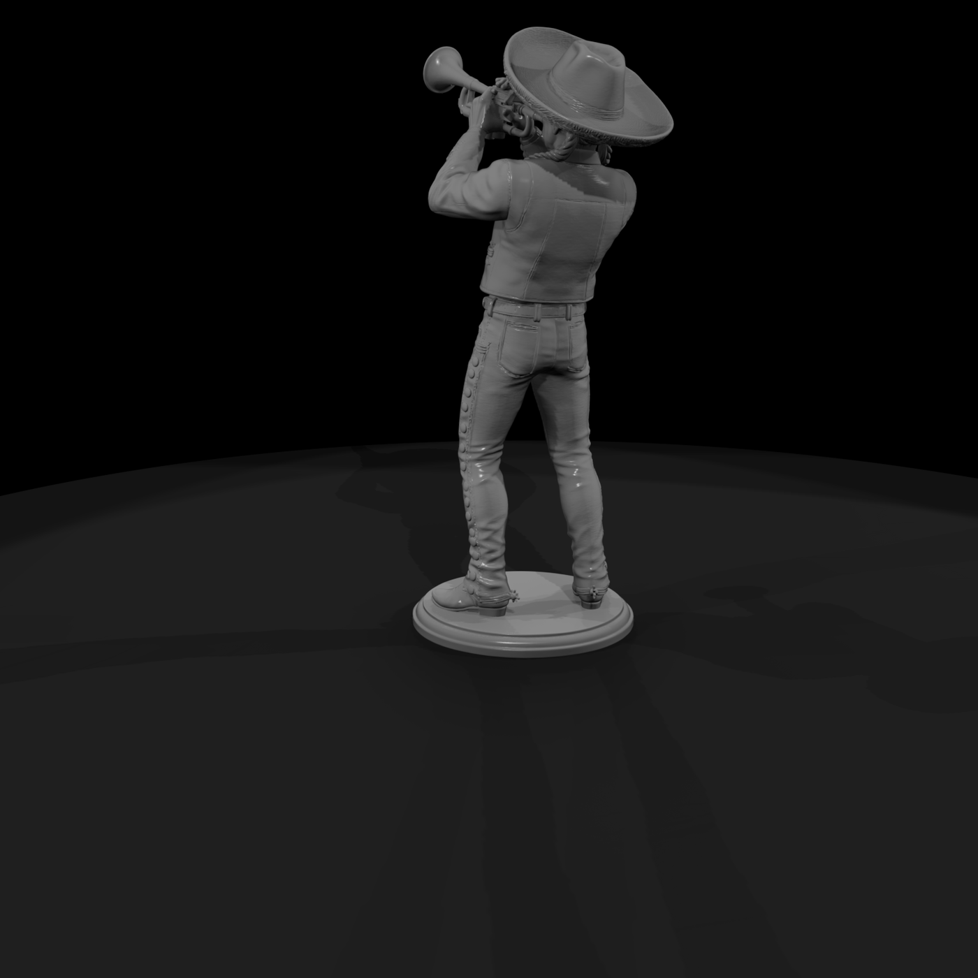 Poparc 0189 Mariachi Trumpeter Alternate Pose