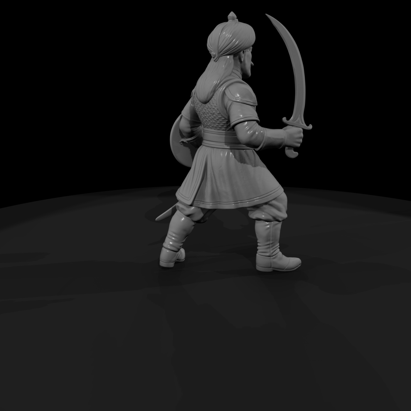 Hist 0233 Rajput Warrior Miniature Figure
