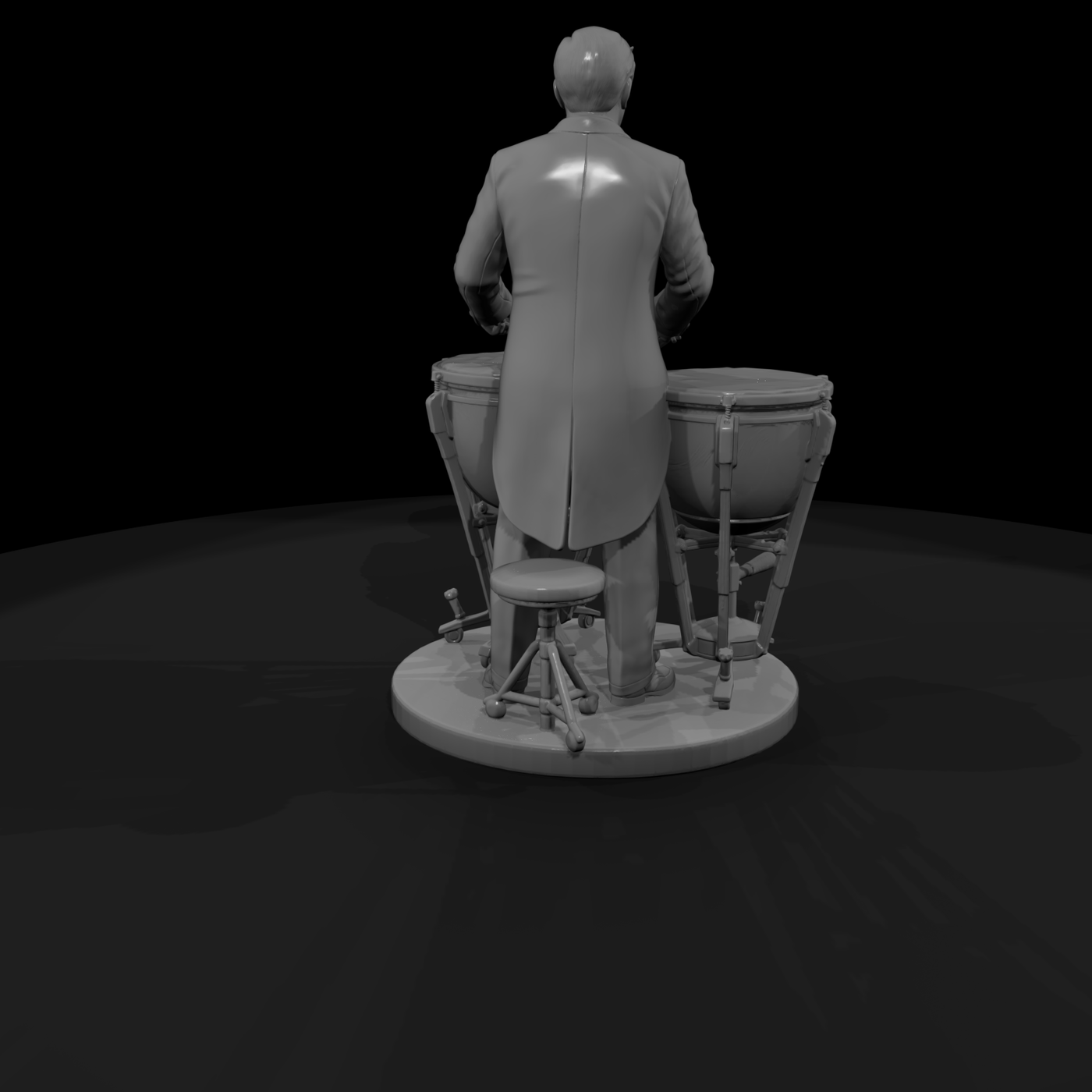 Orchestra Timpanist with Kettledrums