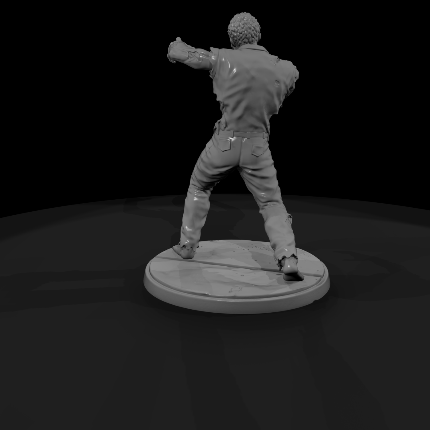 Lunging Convict Zombie