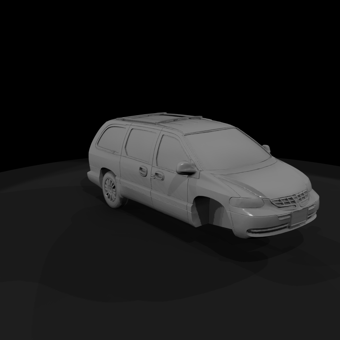 1990s Minivan — & Railway Layout Vehicle
