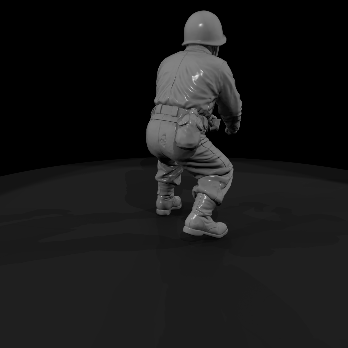 Ww2 Army 055 Wwii U S Army Mortar Crewman Figure