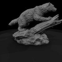 juvenile-wolverine-figurine-on-rock-wildlife-658058 — thumbnail 3