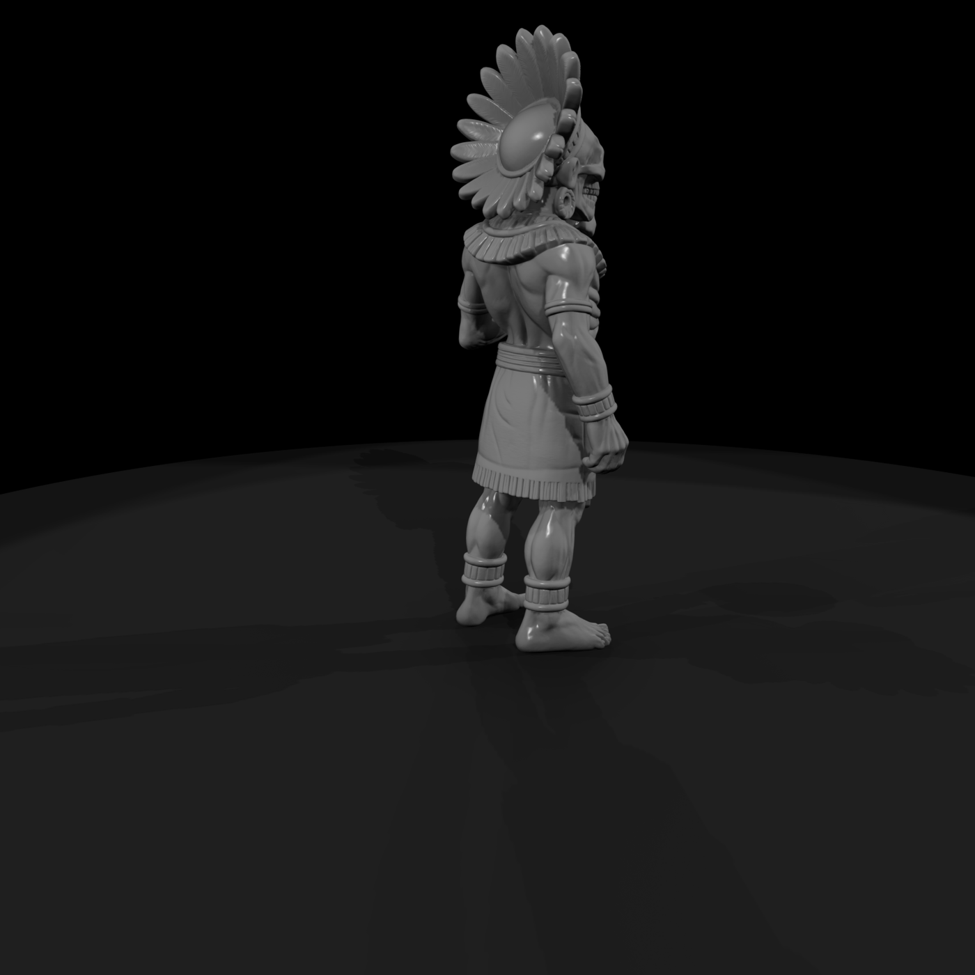 Myth 0472 Mythology Mictlantecuhtli Miniature Figu