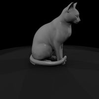 stylized_3d_sitting_house_cat_rx7729zn — thumbnail 3