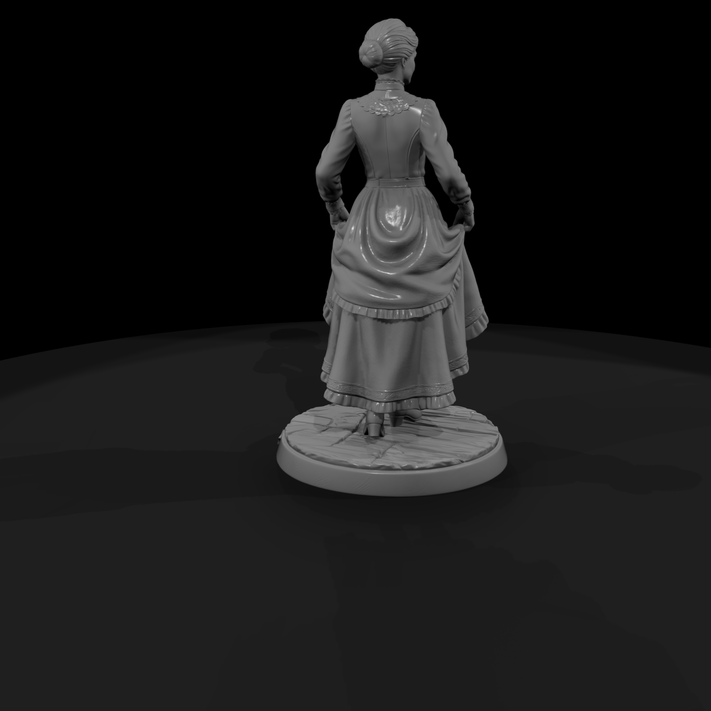 Ww 0230 Townsfolk Skirt Dancer