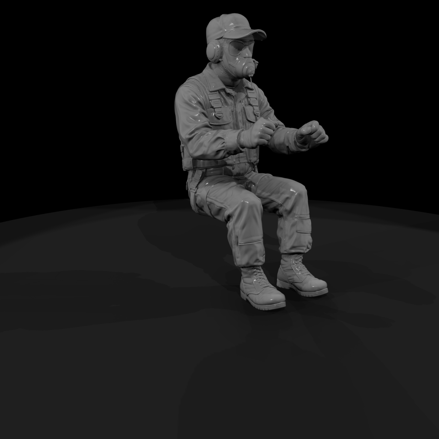 Vn Air Force 057 Vietnam U S Air Force Pilot Figur