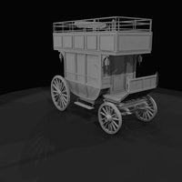 wooden-stagecoach-horse-drawn-carriage — thumbnail 3