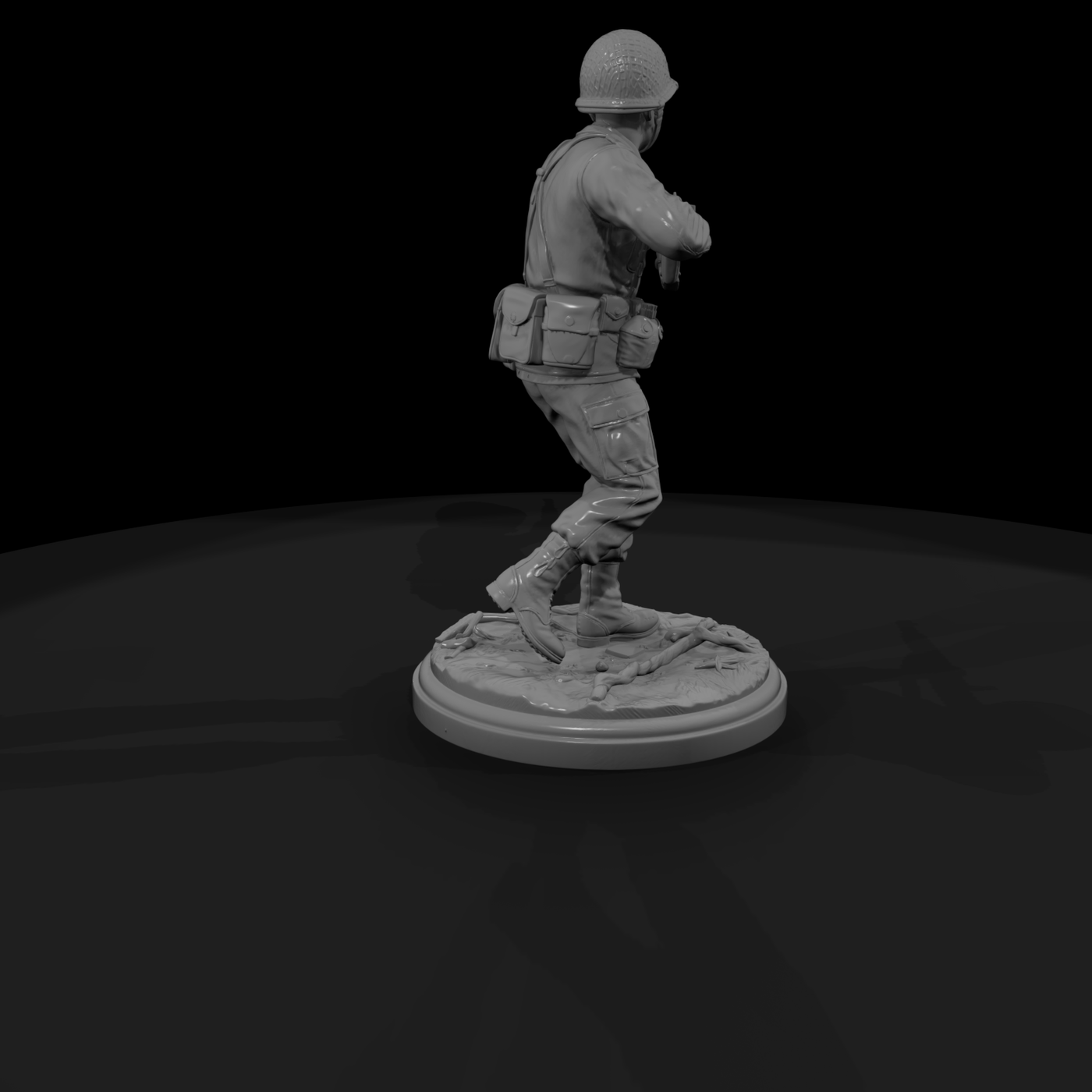 Ww2H 045 United States 93Rd Infantry Rifleman