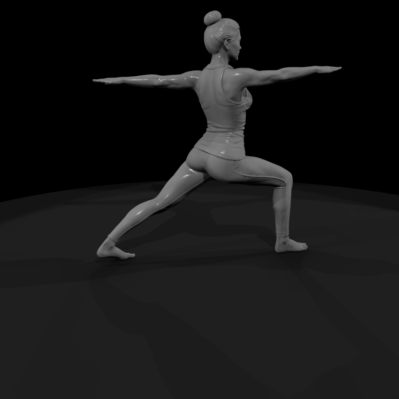 0088 Sports Yoga Warrior