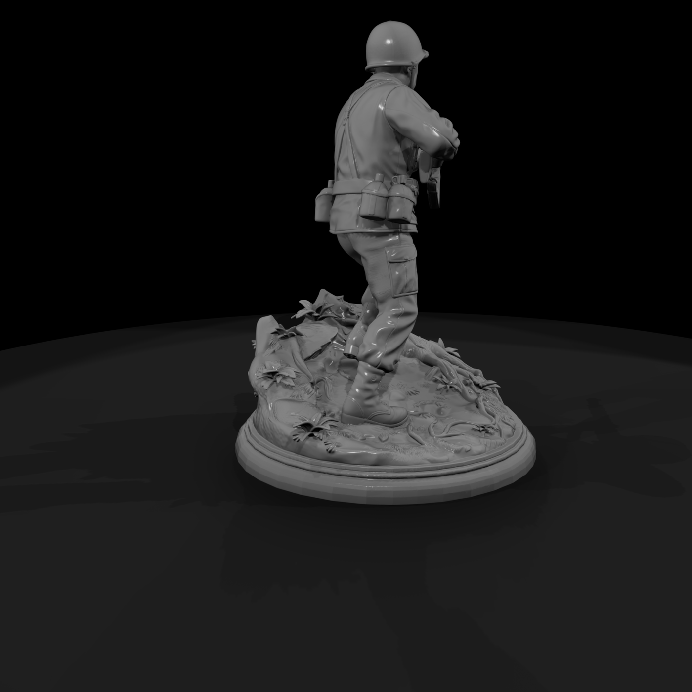 Ww2H 055 United States 442Nd Rct Rifleman