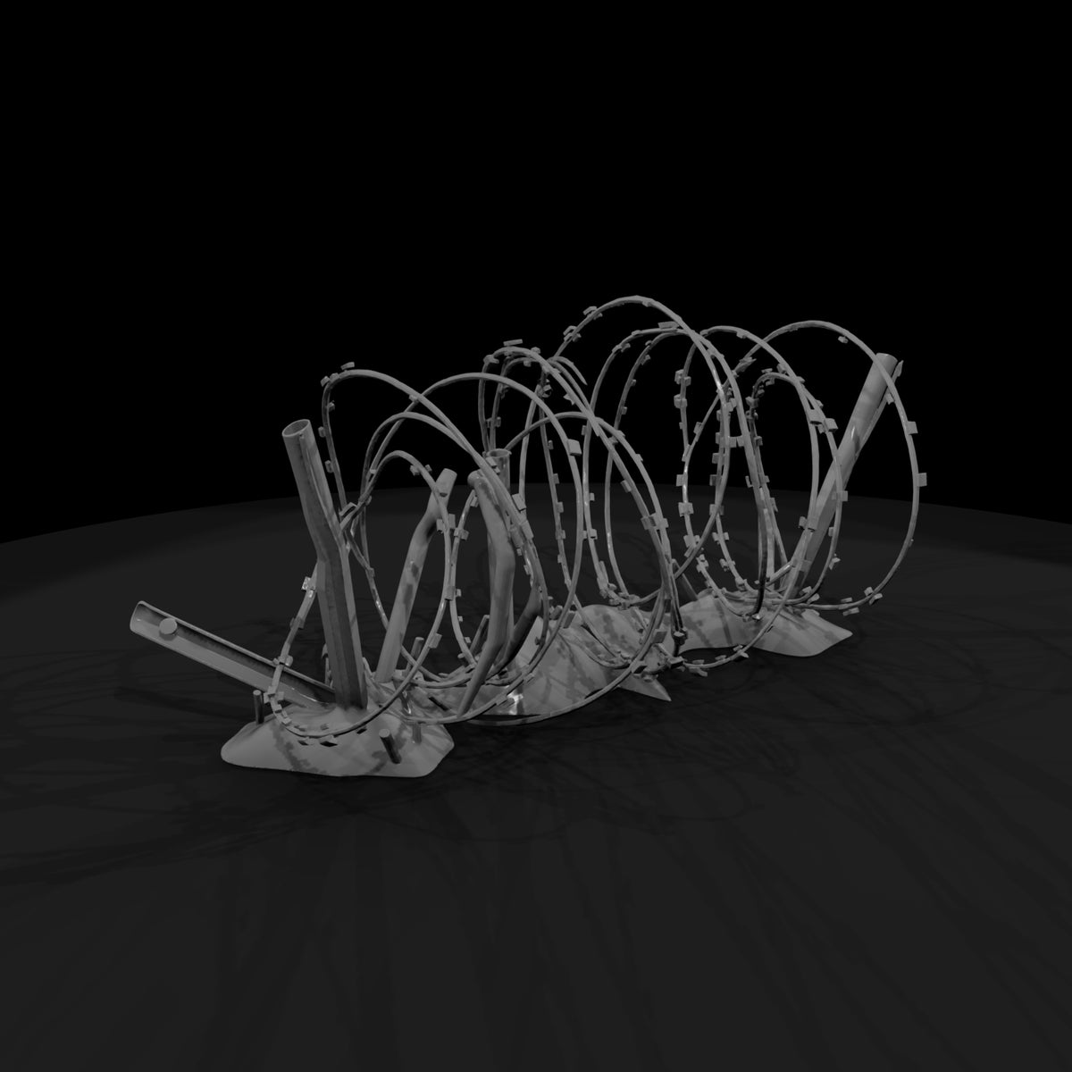 razor-wire-concertina-barrier-ho-scale-diorama-accessory-278007