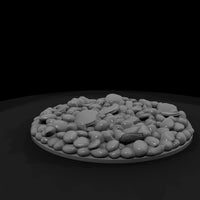 textured_river_pebble_circle_3d_model_8etf2tlm — thumbnail 3