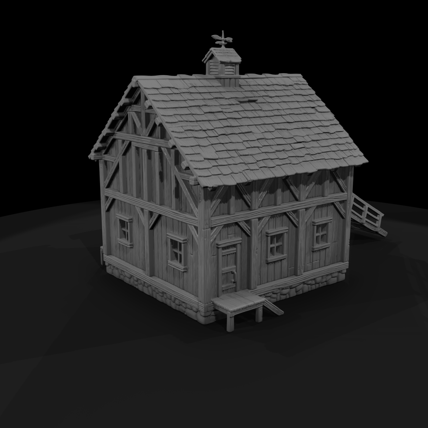 Mil 024 Civil War Forage Barn