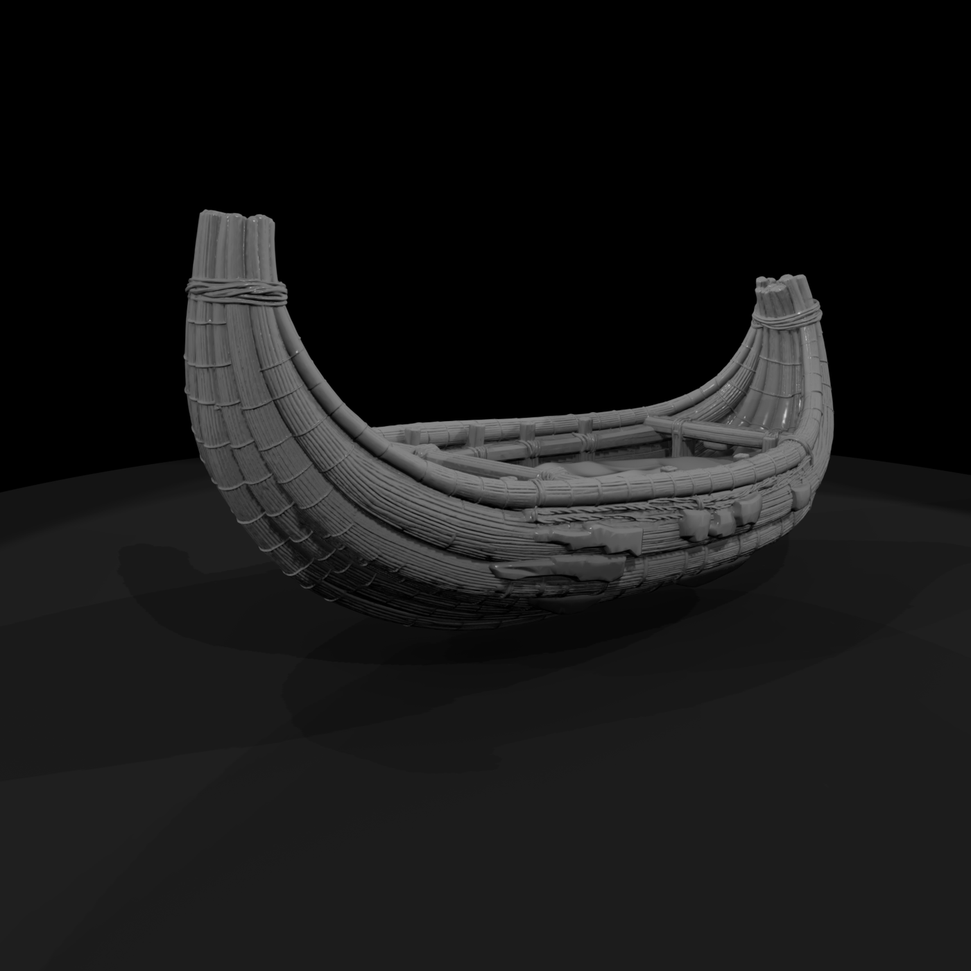 Ancient Reed Canoe