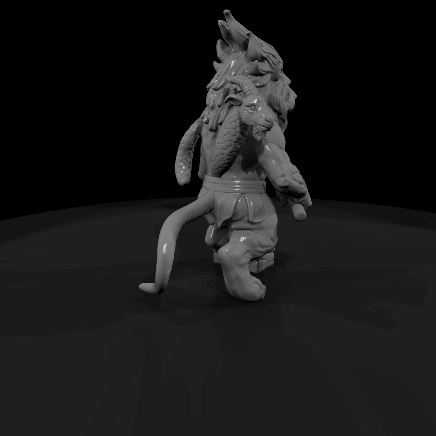 Myth 0288 Mythology Chimera Miniature Figure