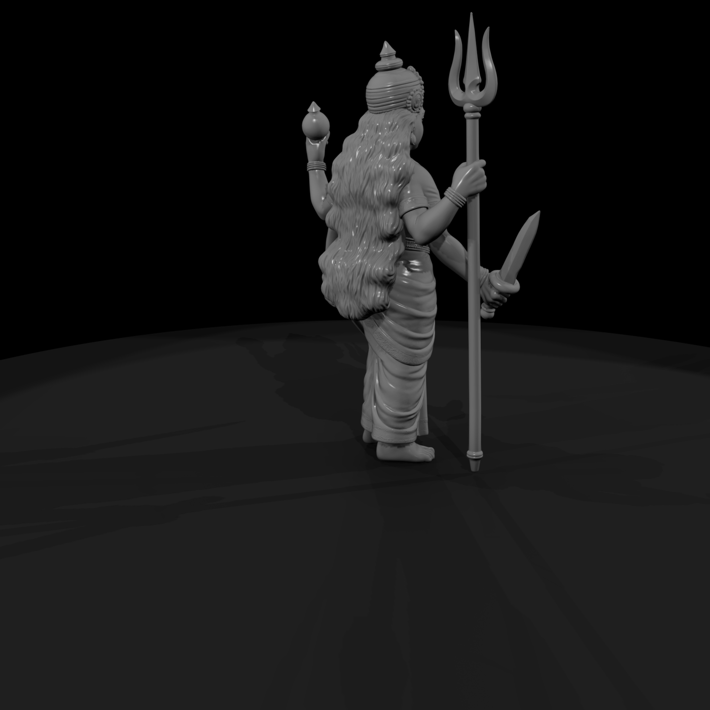 Myth 0438 Mythology Durga Miniature Figure