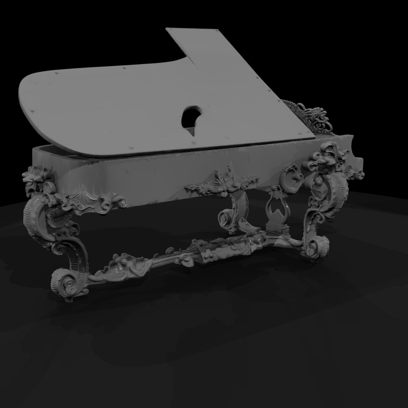 ornate-victorian-grand-piano-and-displays-35efc7