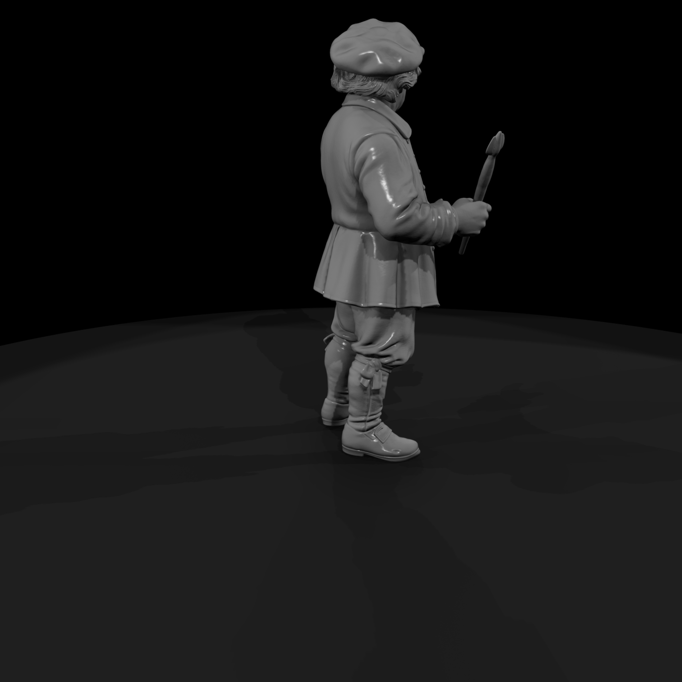 Hist 0123 Historical Rembrandt Miniature Figure