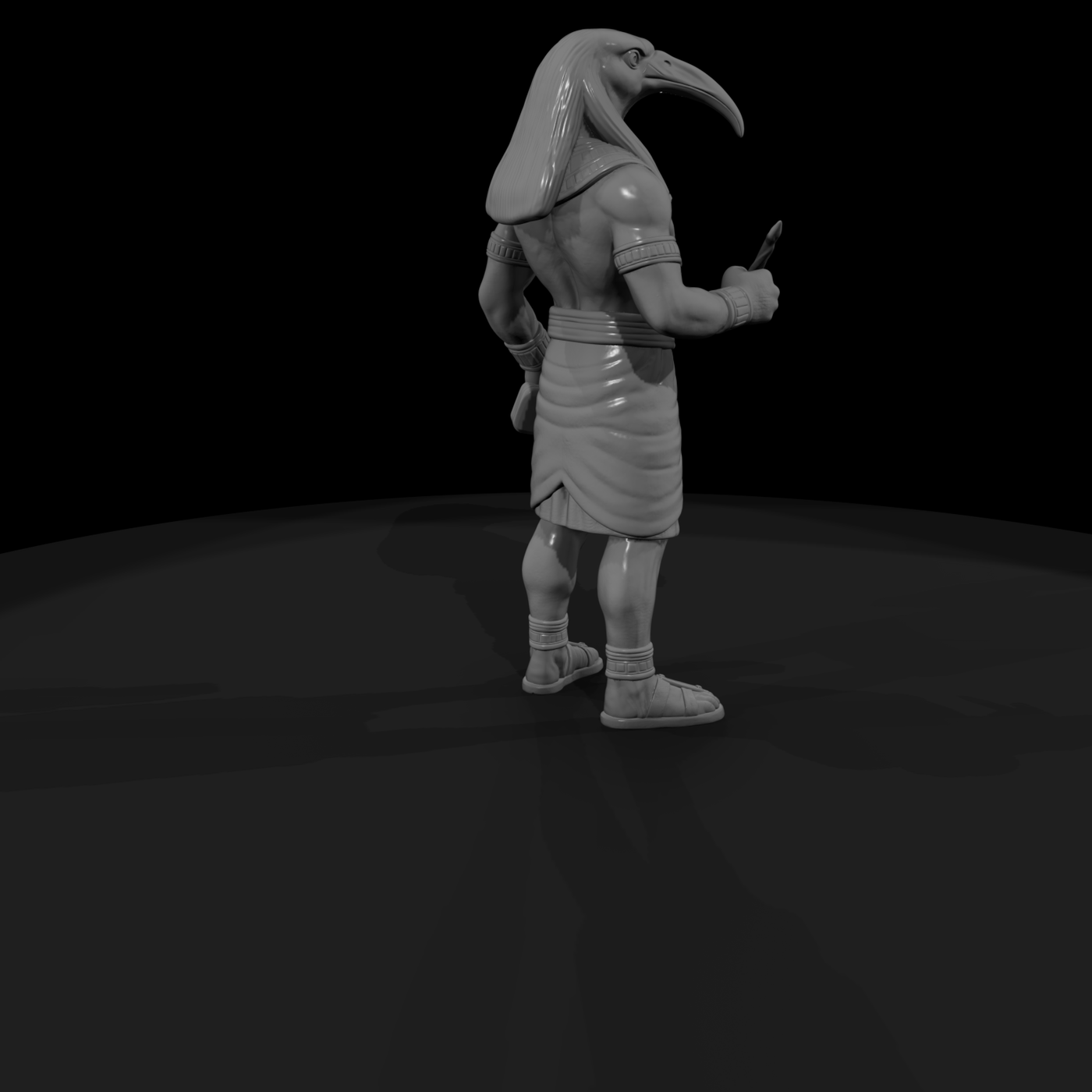 Myth 0347 Mythology Thoth Miniature Figure