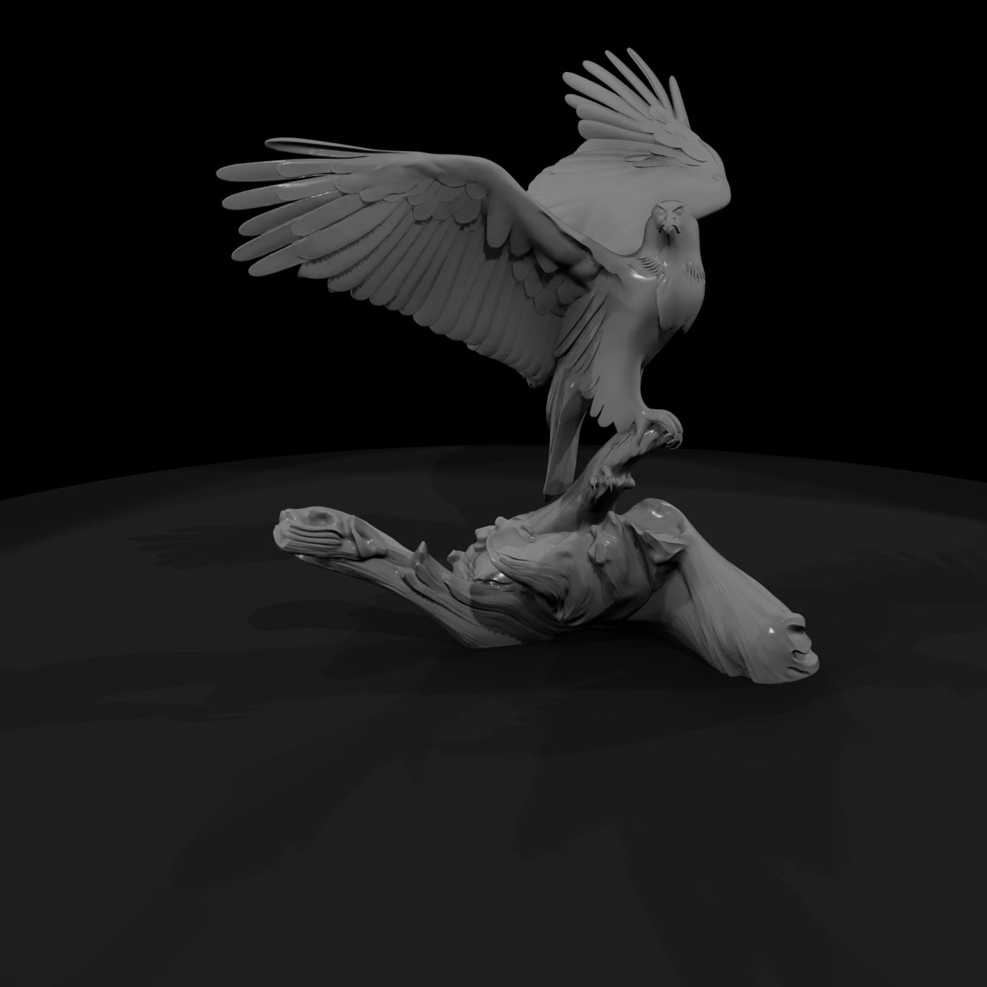 stylized-eagle-sculpture-perched-miniature-for-dioramas-051359