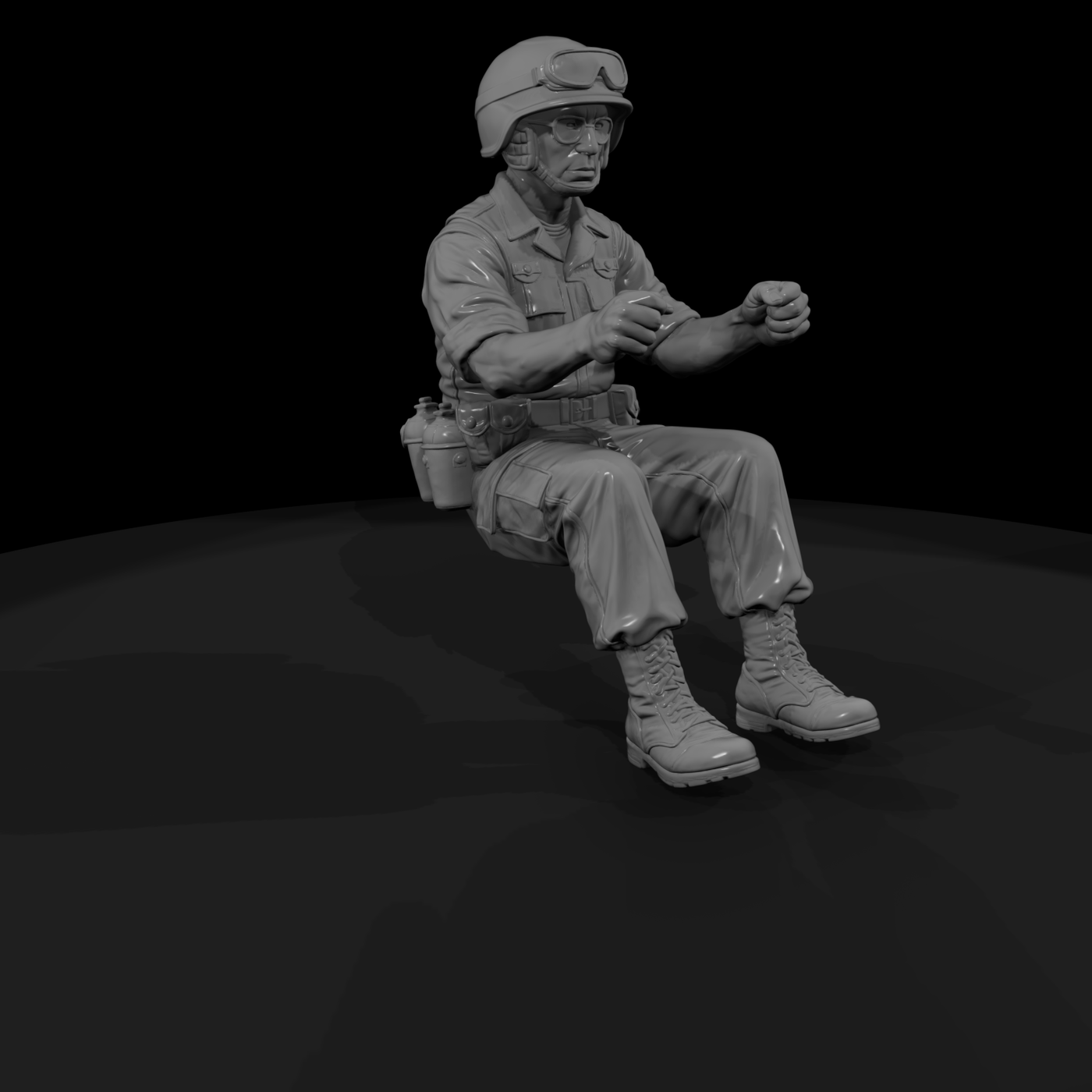 Vn Army 009 Vietnam U S Army Truck Driver Figure