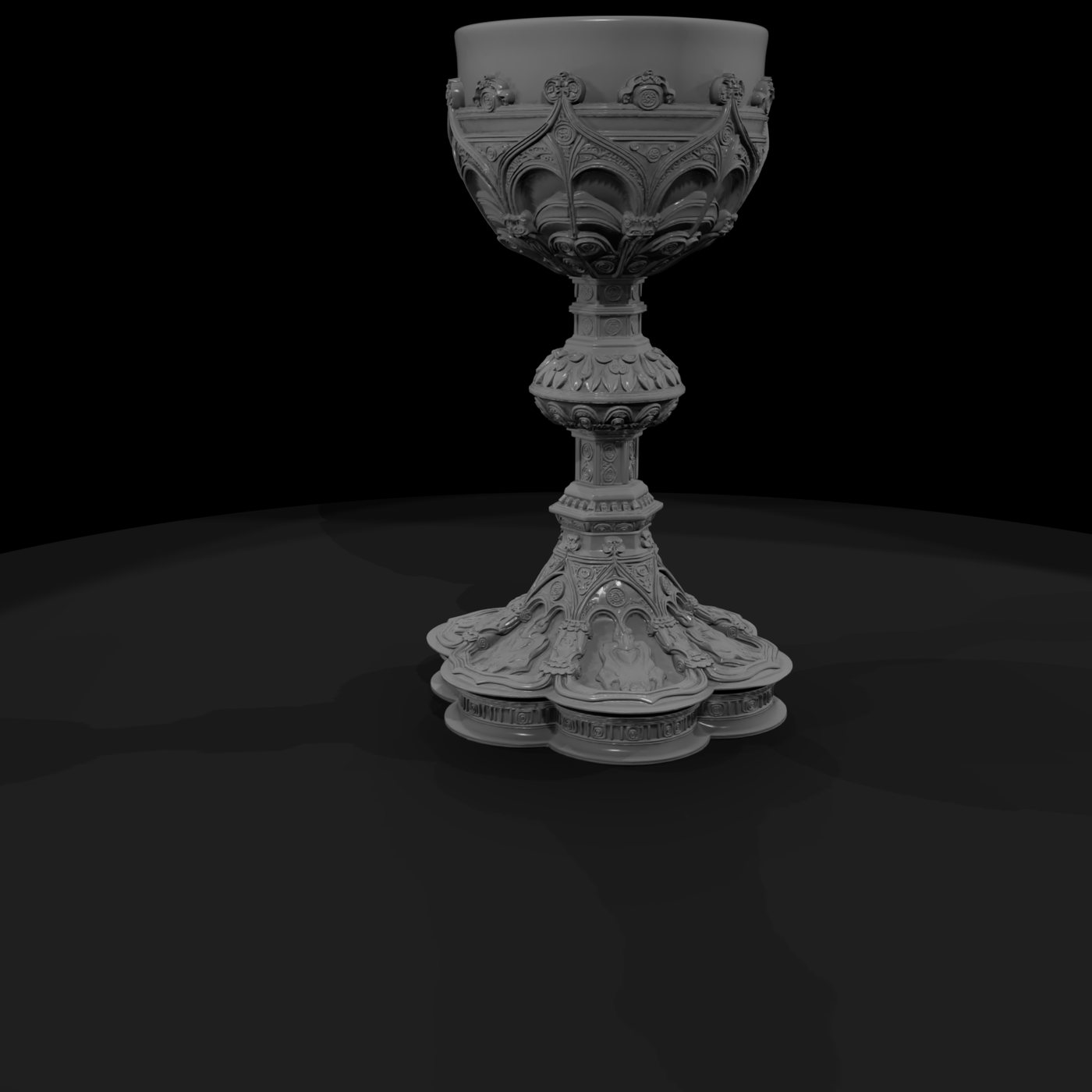 Ornate Gothic Chalice — & Displays