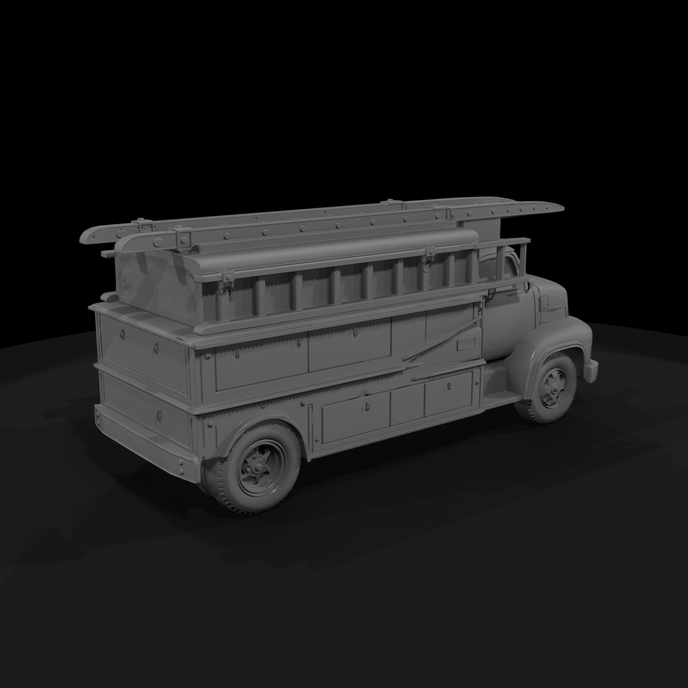 1950s Cab-Over Utility Truck