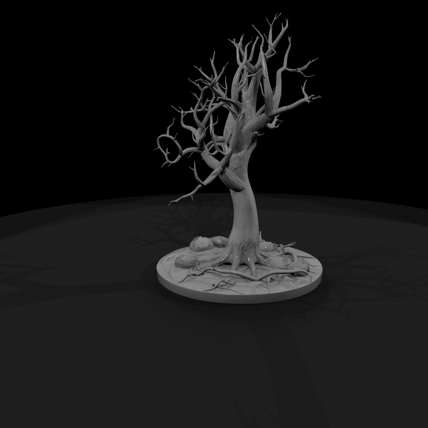 Bare Dead Tree on Scenic Base