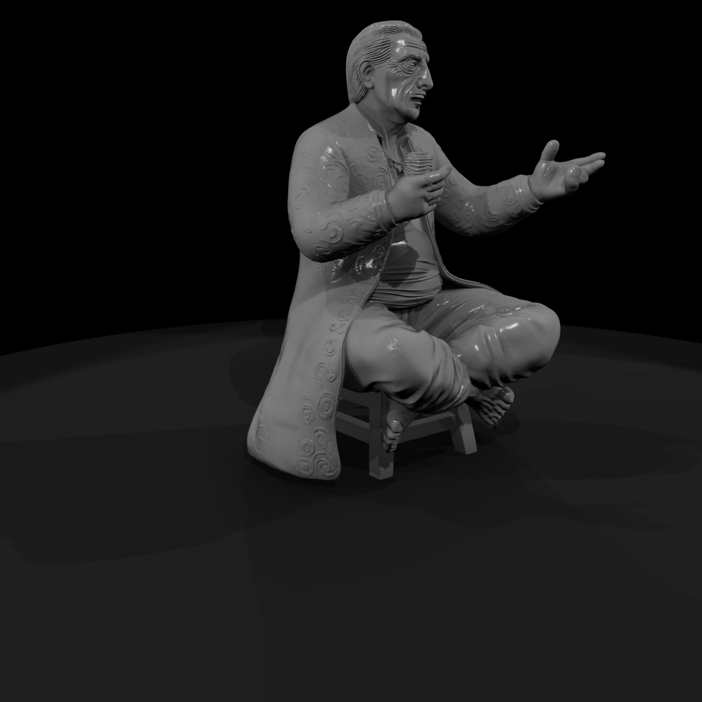 Seated Elder Nobleman — Interior