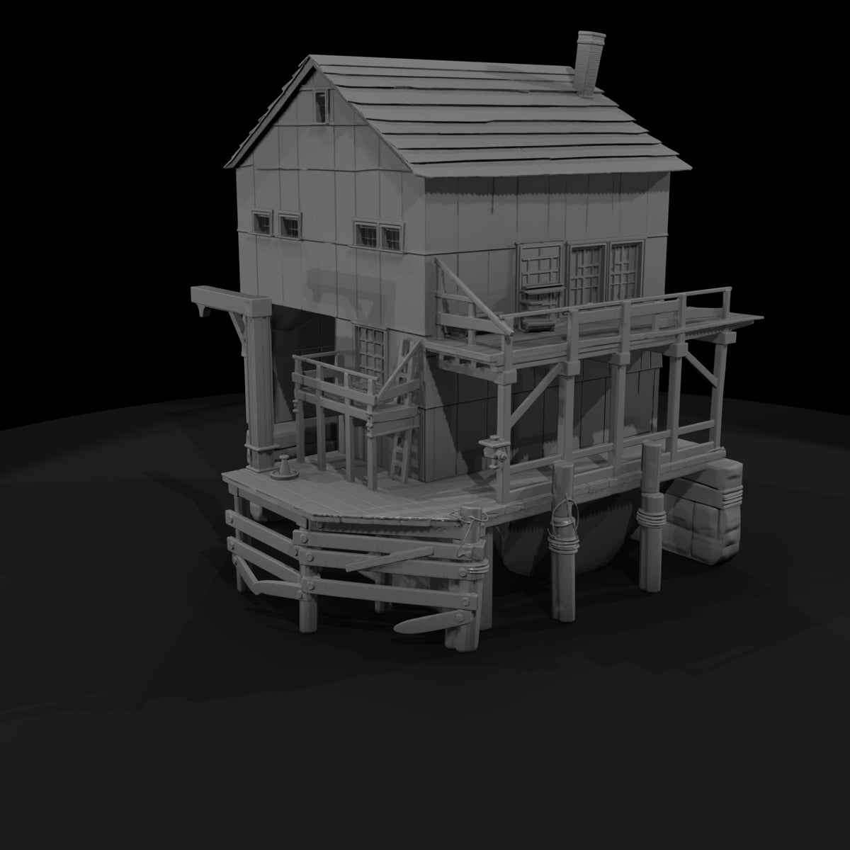 stylized_rustic_dockside_boathouse_3d_model_ch43rcvb