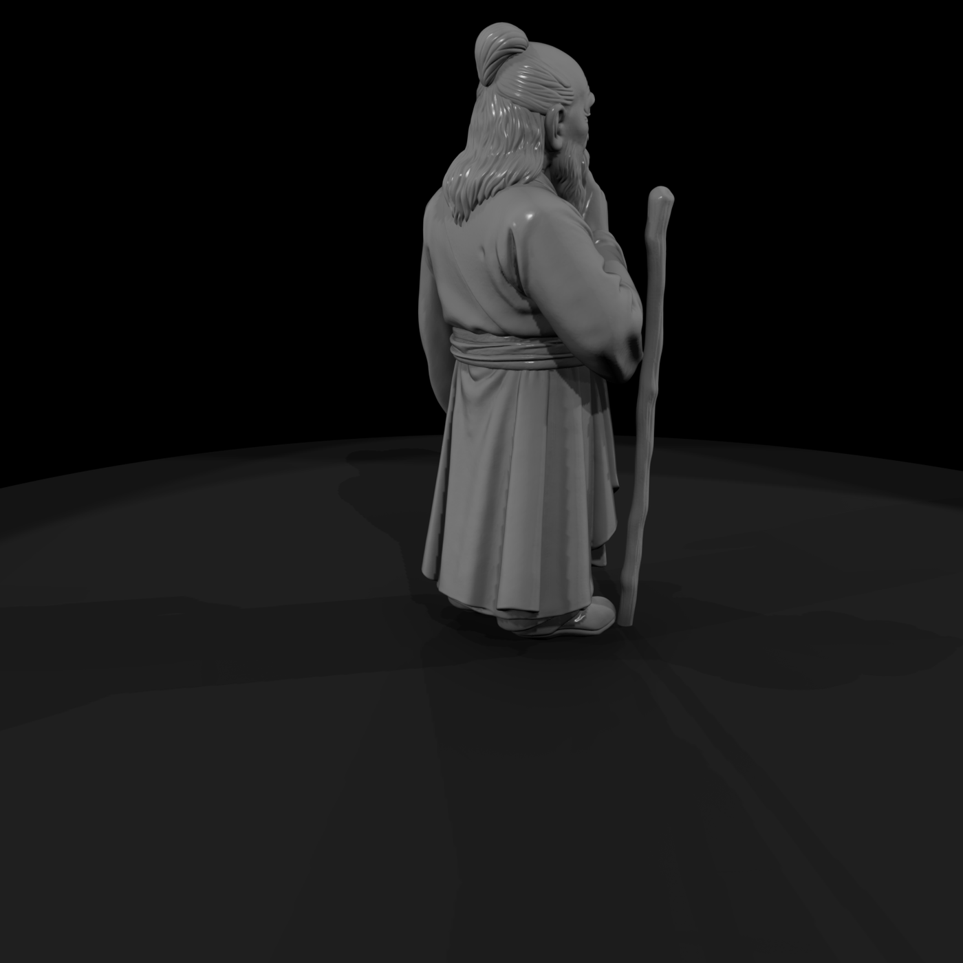 Hist 0049 Historical Laozi Miniature Figure