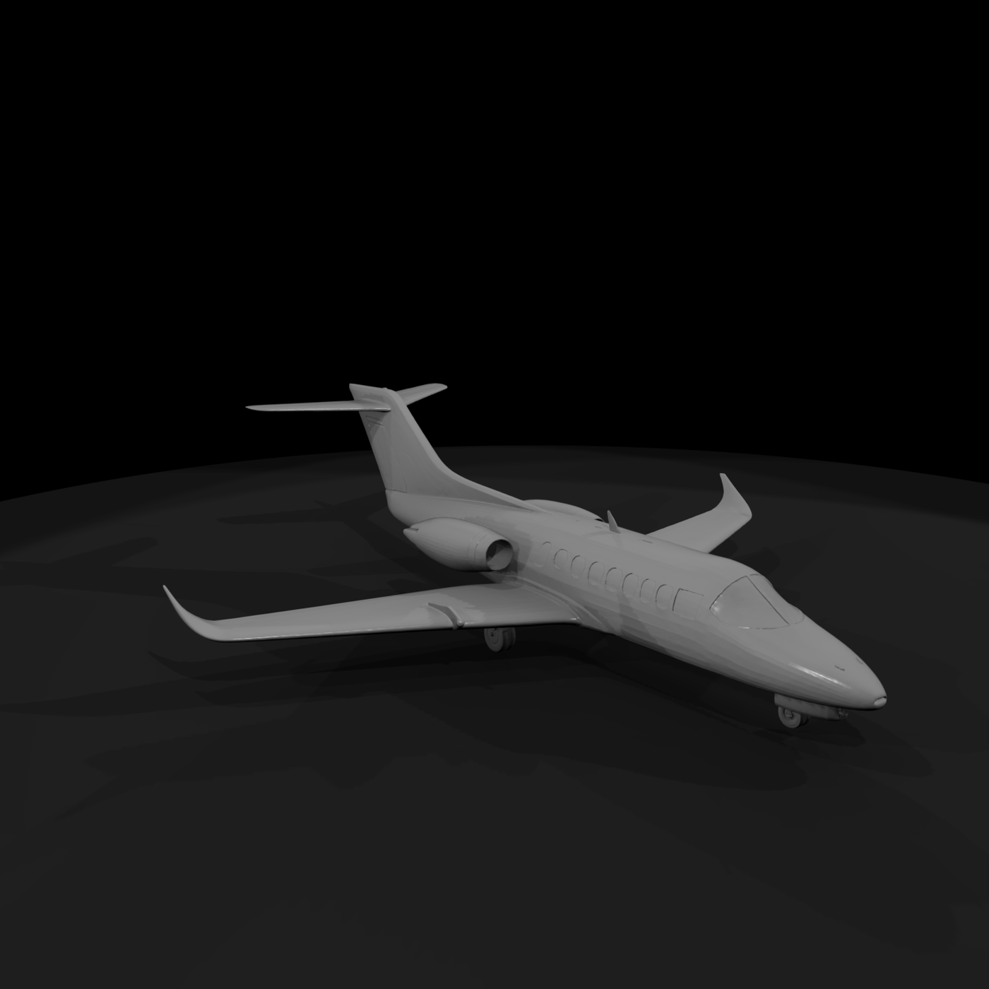Twin-Engine Corporate Jet