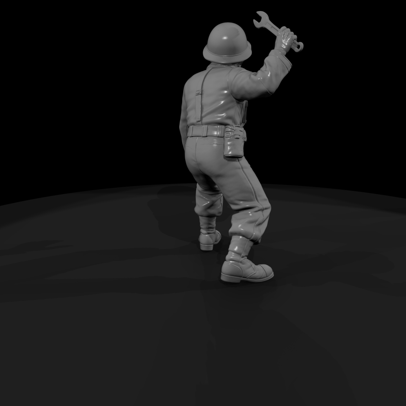 Ww2 Army 011 Wwii U S Army Mechanic Figure