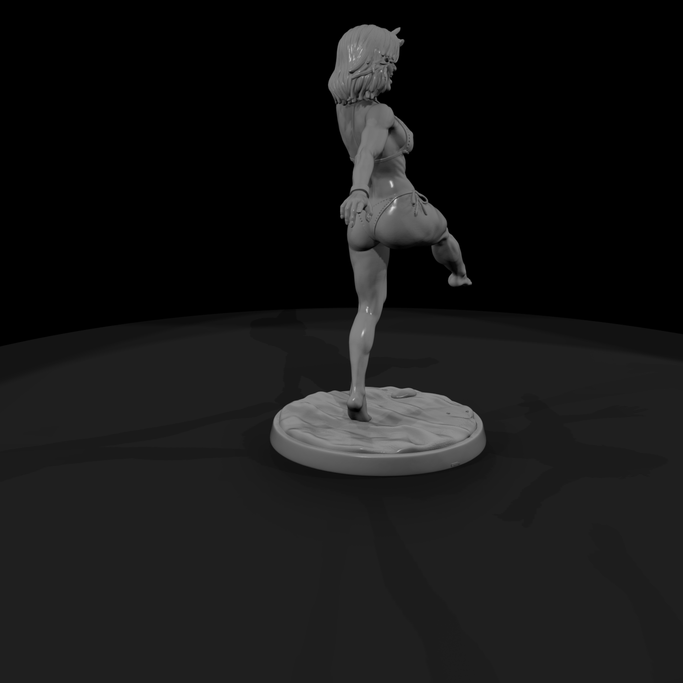Bch 011 Woman Axe Dance