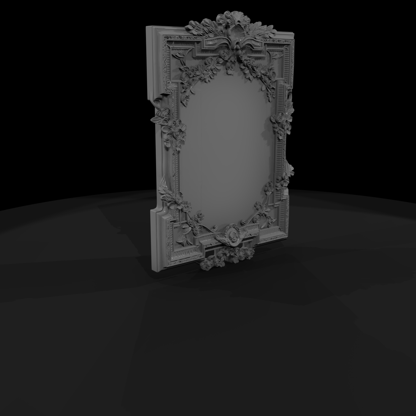 Ornate Rococo Floral Picture Frame