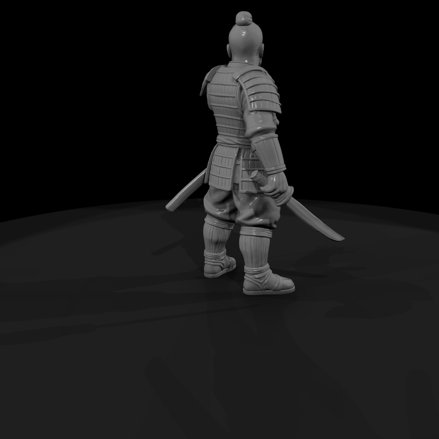 Hist 0195 Historical Yasuke Miniature Figure