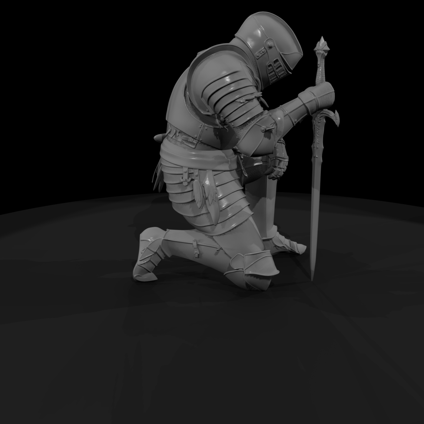 20260612 Armored Knight Kneeling Sword 9C29F26Cb2