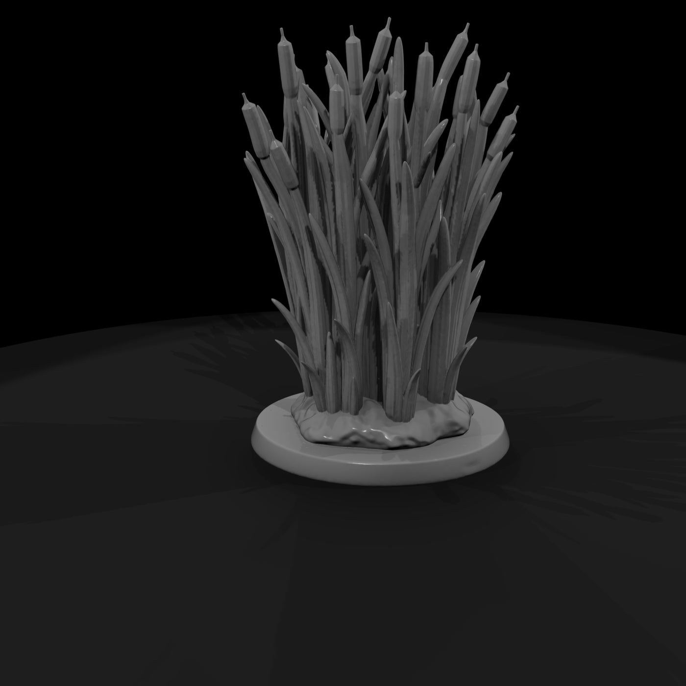 stylized-low-poly-cattail-reed-cluster-3d-model-nc