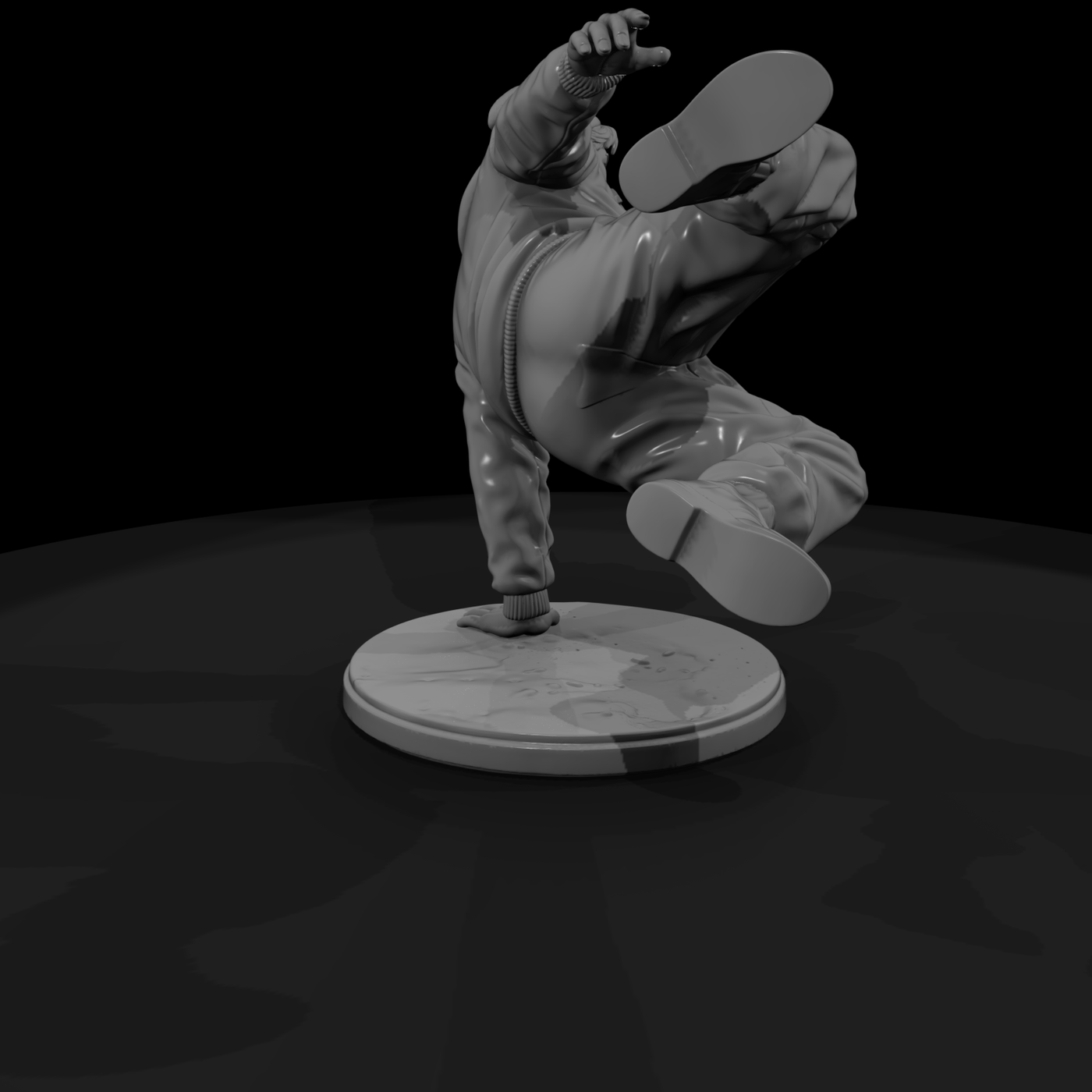 Poparc 0418 Breakdance Windmill Pose