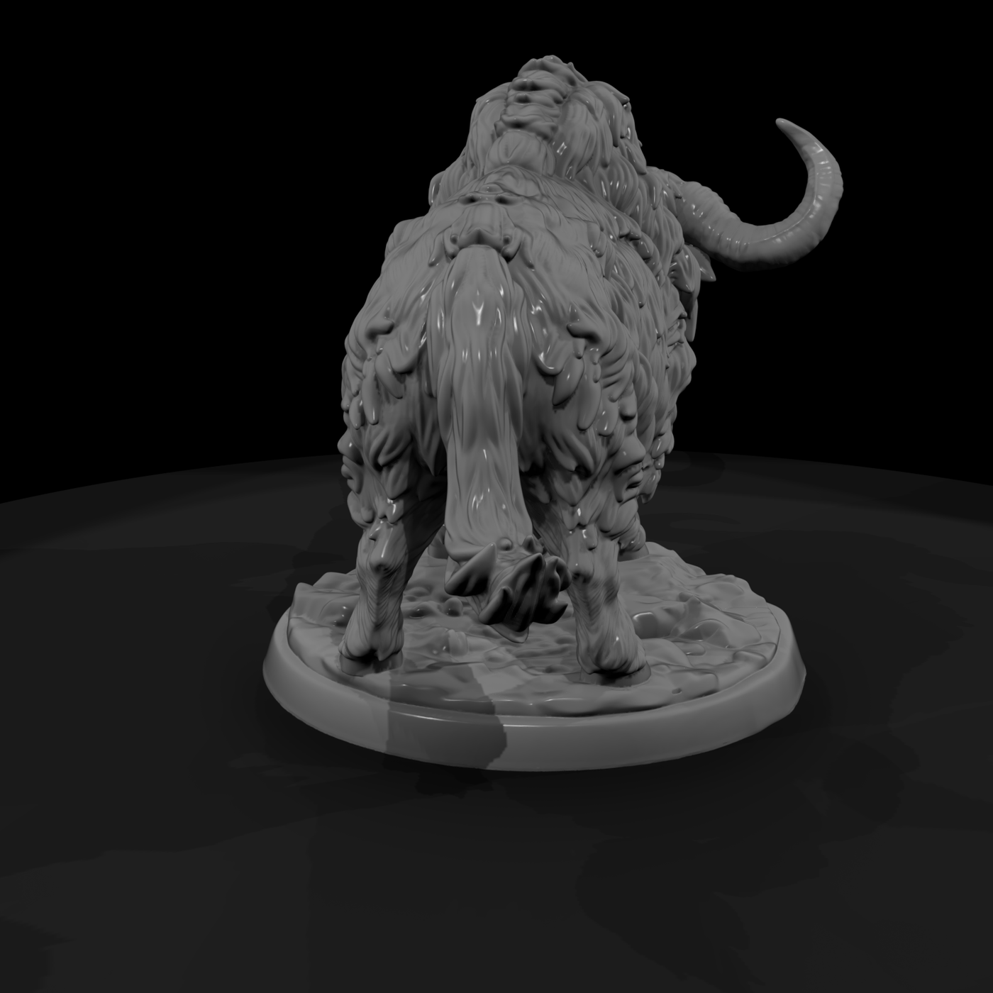 Shaggy Horned Tundra Beast