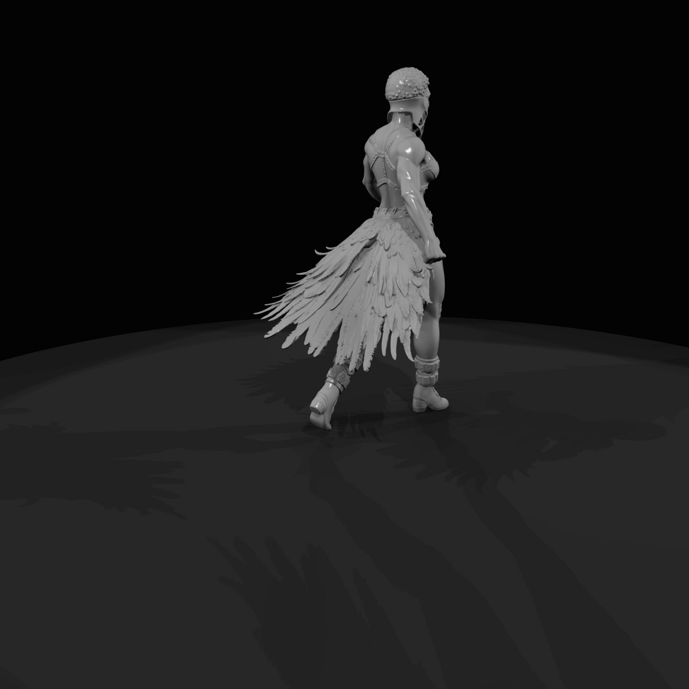 Feathered Carnival Dancer