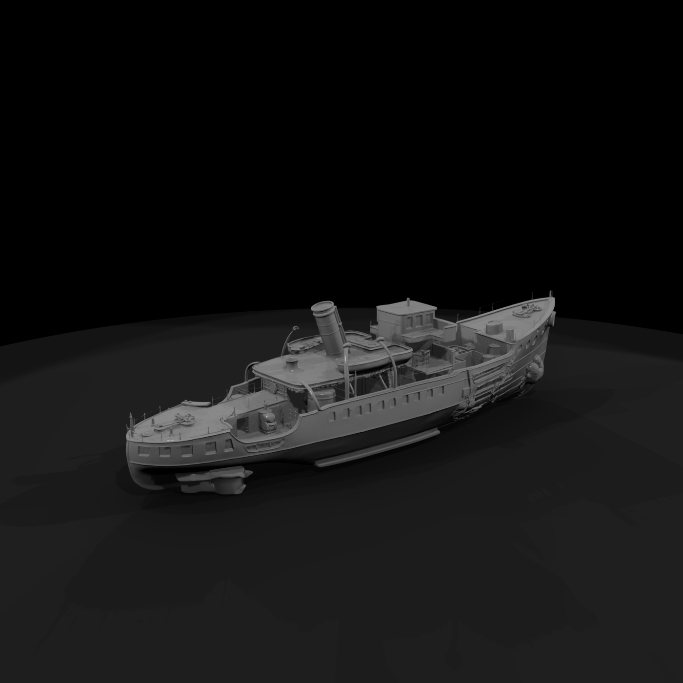 Wrecked Military Hospital Ship