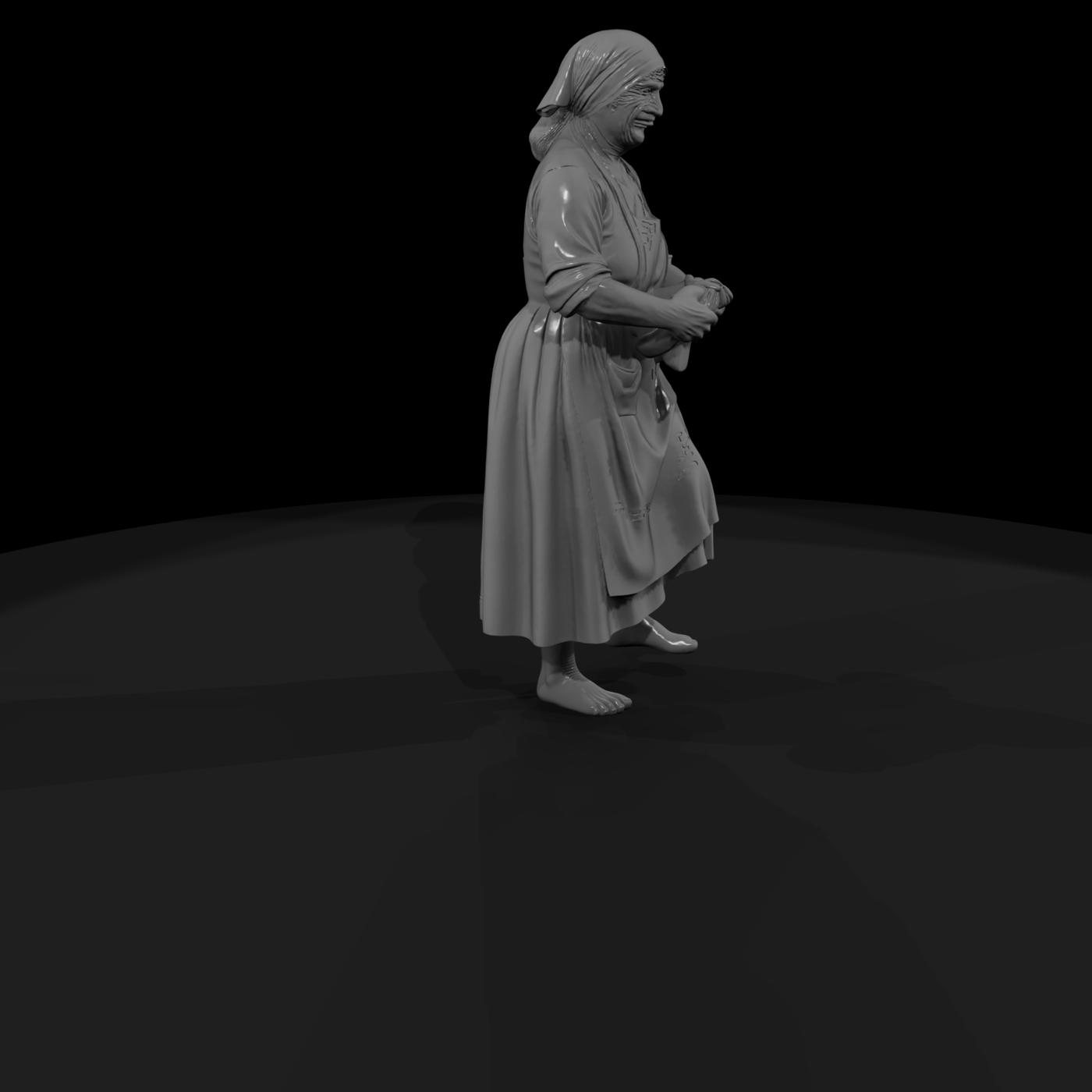 Elderly Peasant Woman