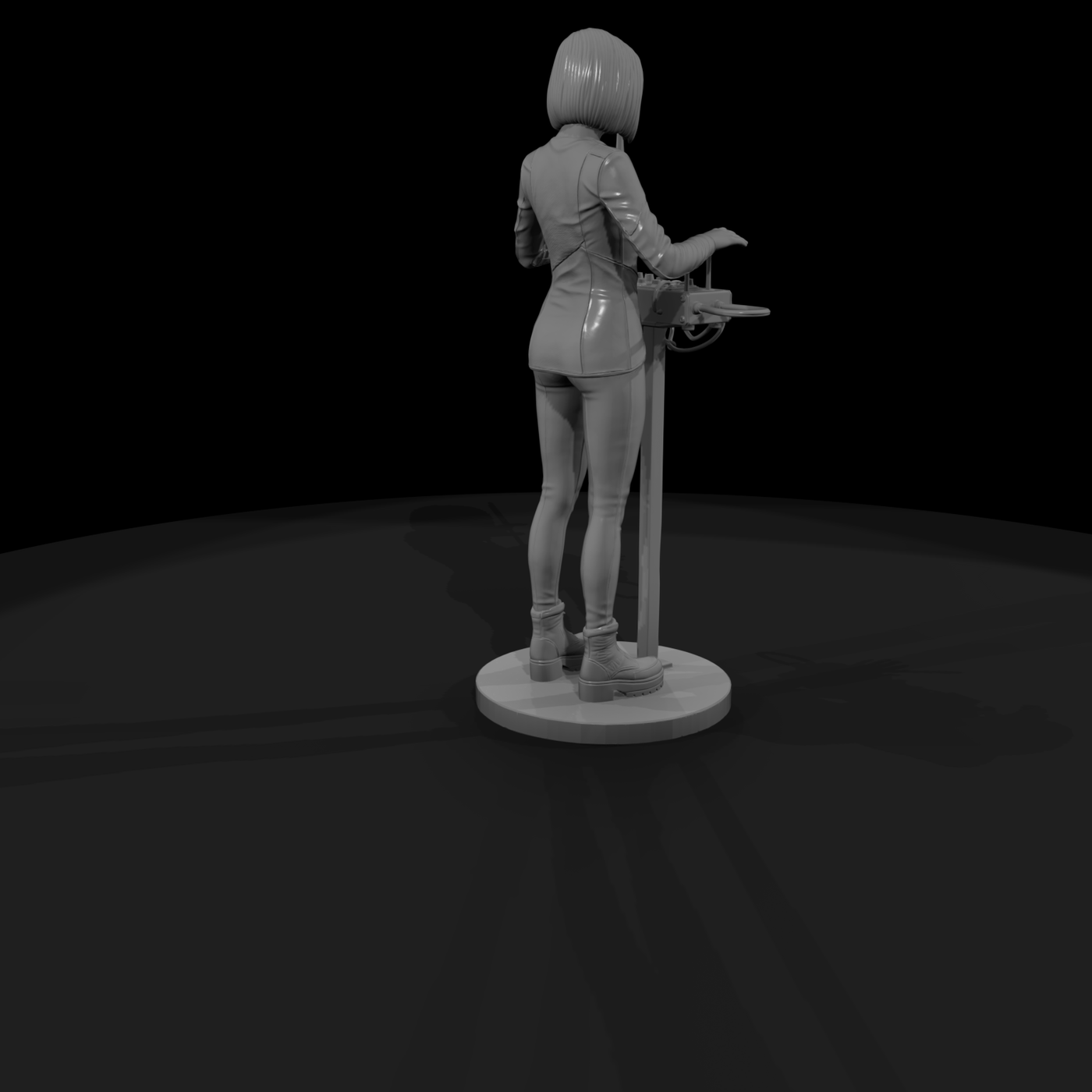 Theremin Player Performing